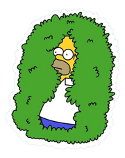 Homero escondiéndose